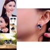 Adorable Sweet Fox Crystal Earrings For Women Fashionable Korean Style Jewelry