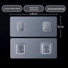 Wall-Mounted Transparent Storage Box for Phone, Remote, Toothbrush, and Comb