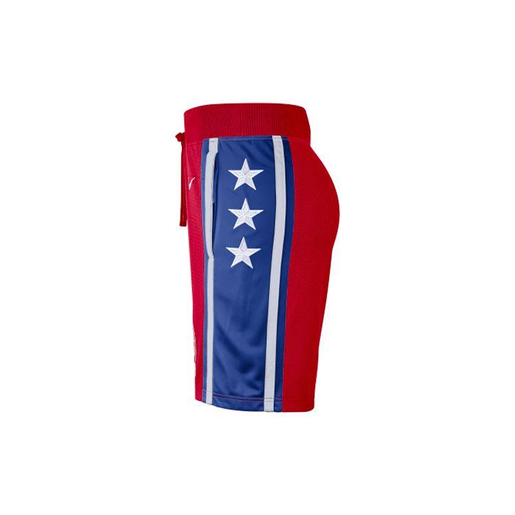 Nike Philadelphia 76ers Basketball Performance Shorts Men Bottoms Red AV6622-657