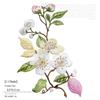 Bunter Kleiner Floral Gestickter Aufnäher, Chinesischer Stil, Aufbügelbare DIY Kleidung Dekoration