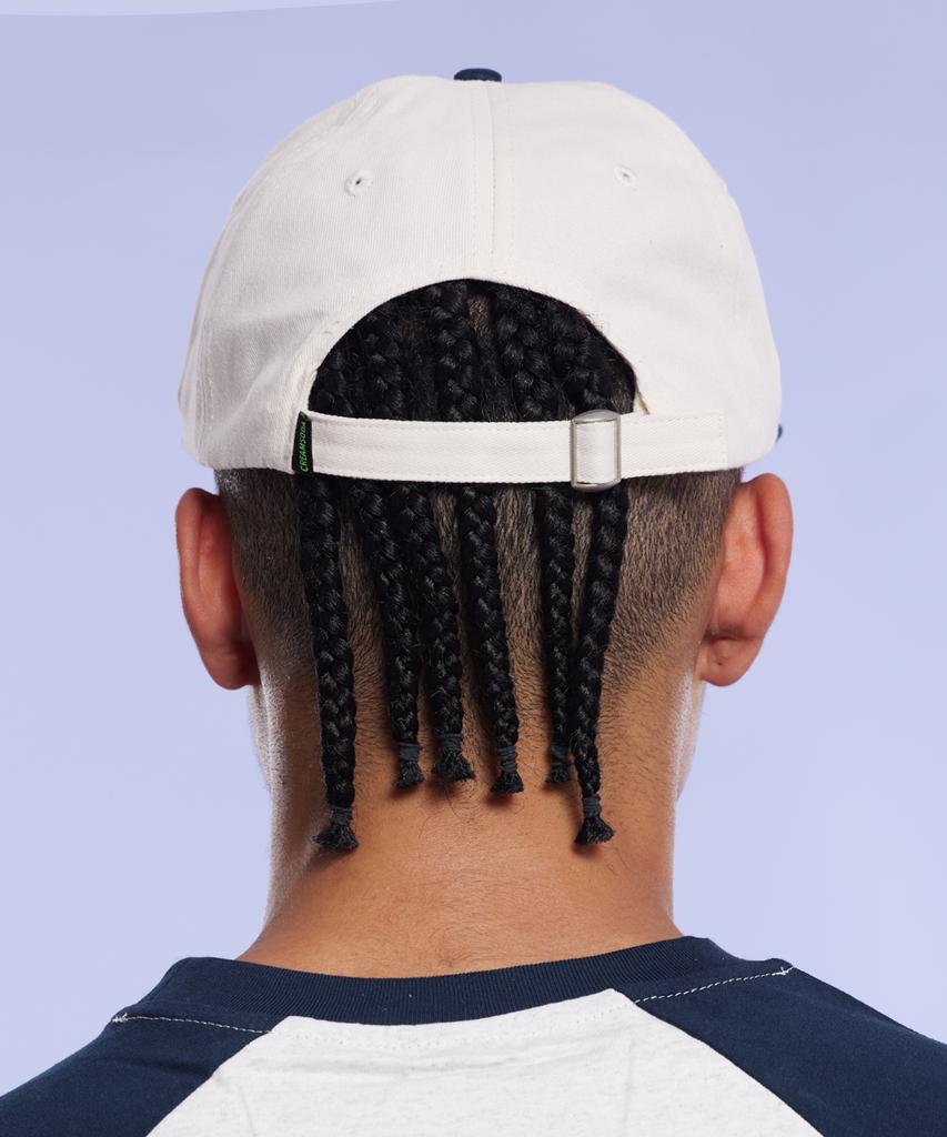CREAM SODA LAB Applique Panel Ball Cap Navy