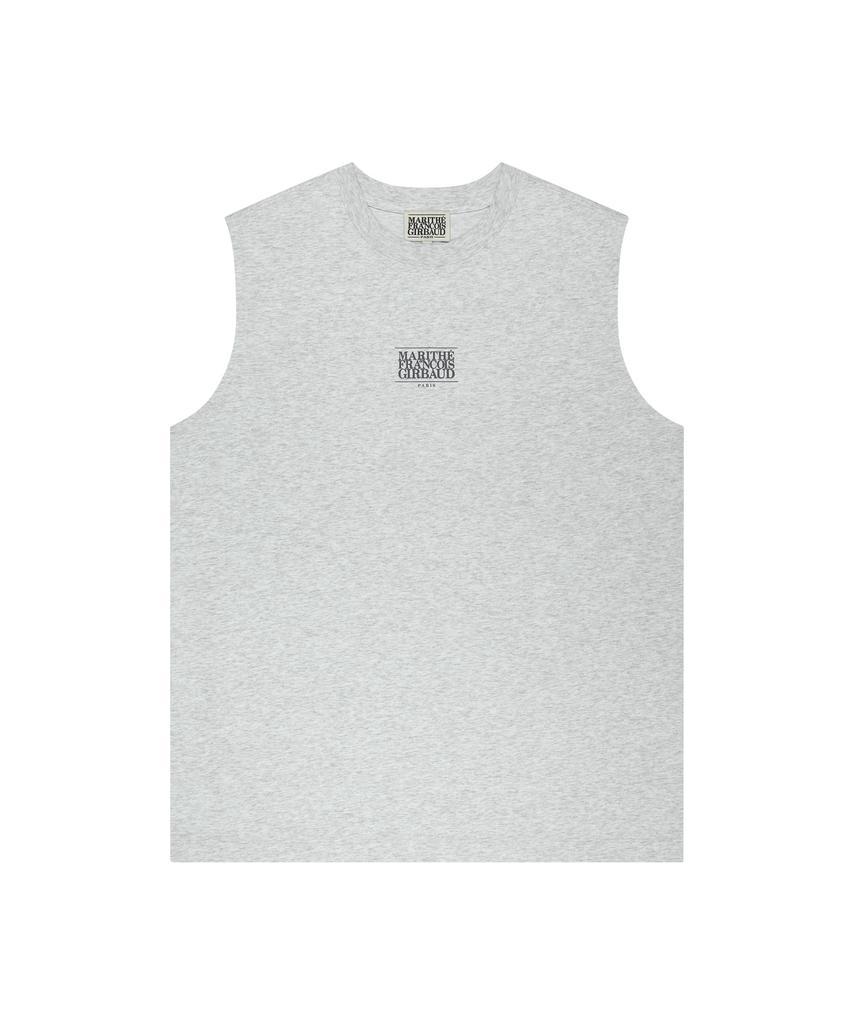 Malittepeulangsowajeobeo Sorona Cool Small Classic Logo Sleeveless Light Heather Gray
