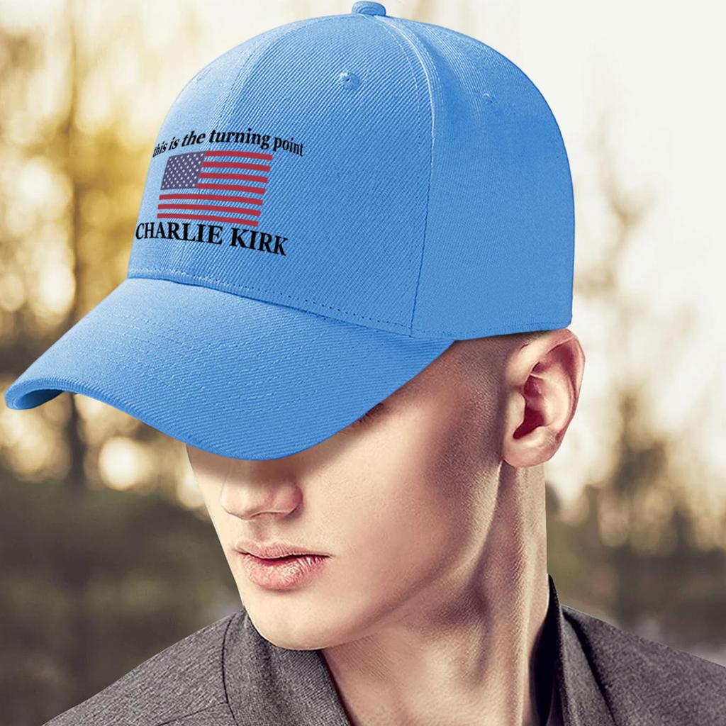 This Is The Turning Point Hat Pray For Charlie Kirk Hat For Men Women Adjustable Mens Baseball Hats Cap