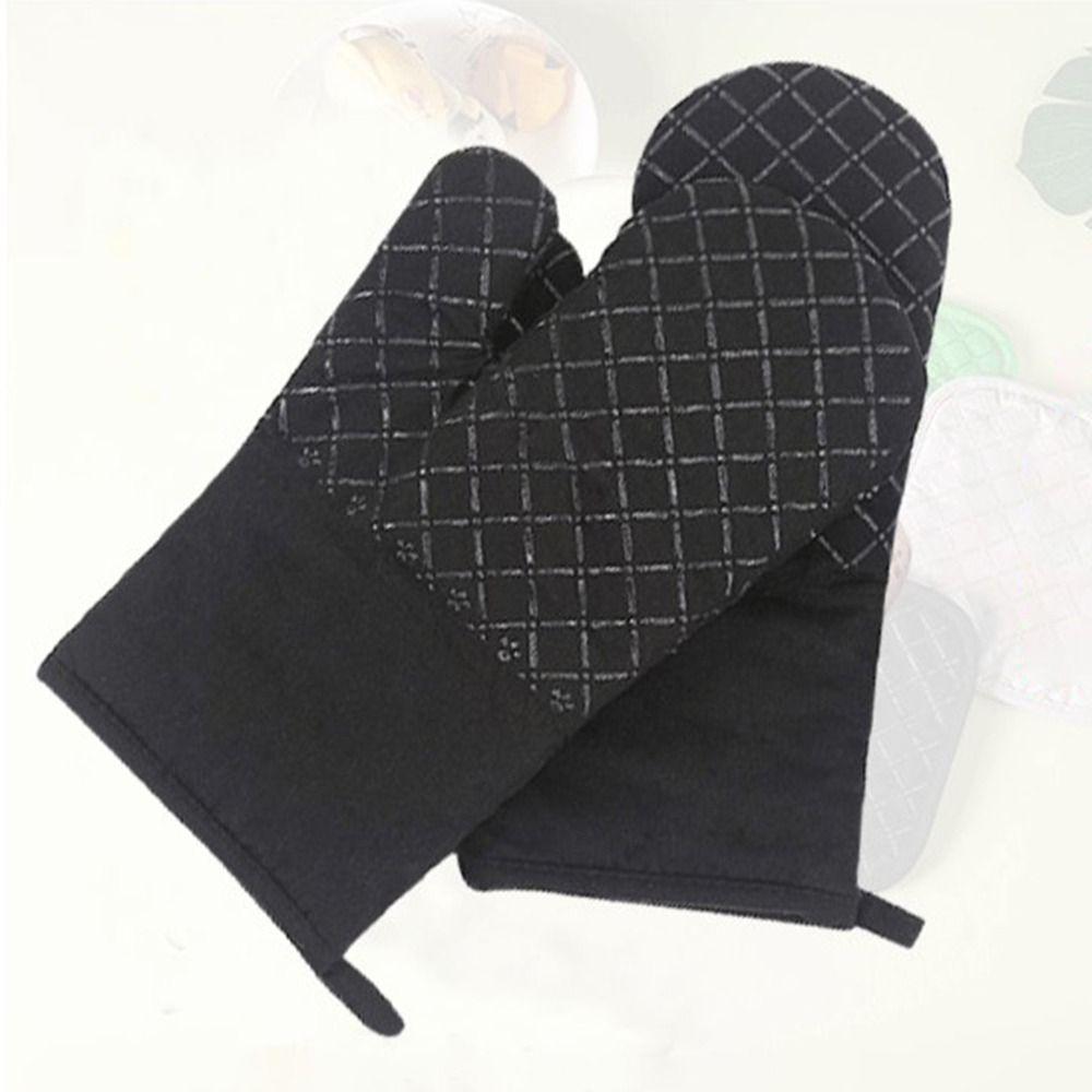 Anti-Scalding Baking Gloves Non-Slip Insulation Gloves Cake Oven Mitts