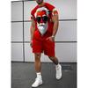 Fashion Men's Casual Suit T-shirt Shorts Two-piece Set Summer Simplicity