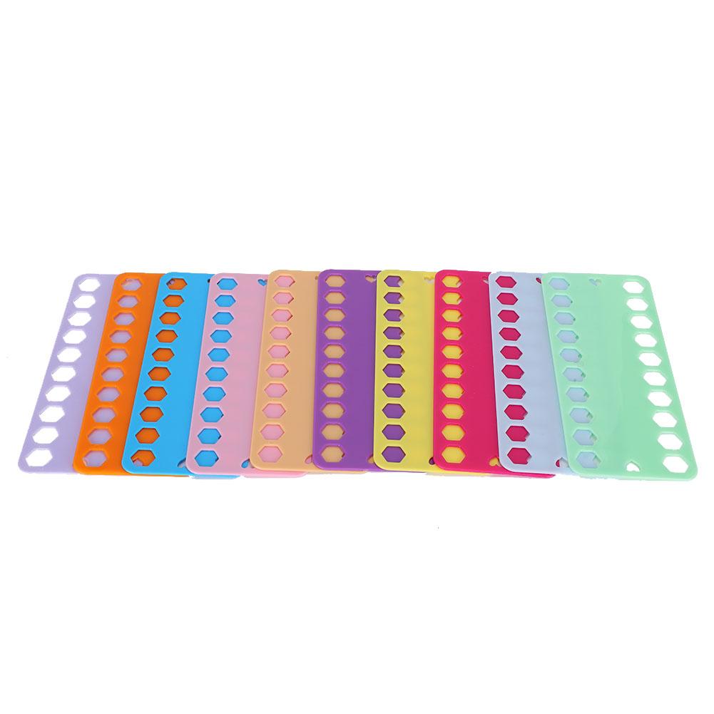 20Pcs Cross Stitch Threads Organizer 20 Holes Color Plastic Board Embroidery Accessories