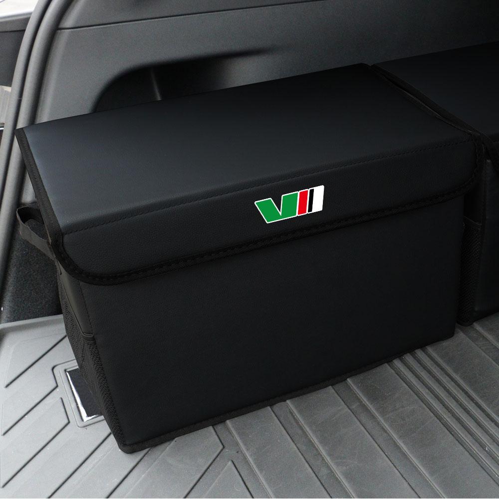 Car Trunk Organizer Box Large Capacity Stowing Tidying Storage Bags For Skoda Octavia Kamiq Kodiaq Superb Fabia Yeti Rapid Karoq agh399