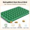 Silicone World DIY Schokoladen-Keks Silikon-Backformen 100 Löcher Mini Haustier Welpen Snack Keksform Weihnachten Ostern Süßigkeitenform