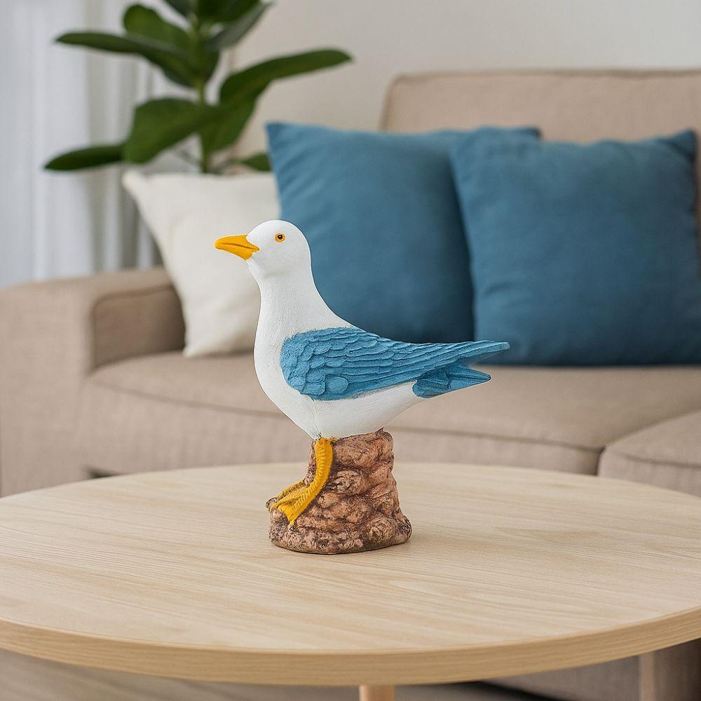 Mediterranean Style Seabird Ornament Handmade Seagull Model Ornament  Home Decor
