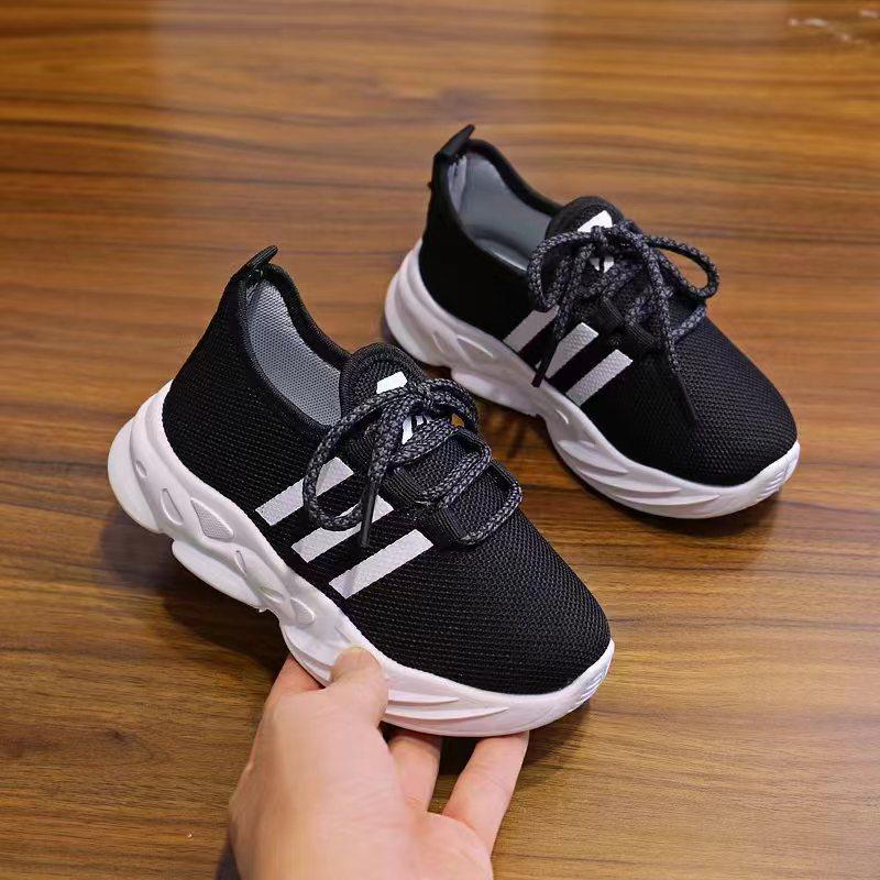New Children's Sports Shoes Spring and Autumn Thickened Soft-soled Breathable Wear-resistant Coconut Shoes Male and Female Students Children's Shoes