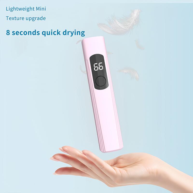 Handheld Uv/Led Nail Dryer Lamp Portable Mini Curing Light For All Gel Polish Fast Drying Manicure Tool For Home And Salon