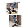 Thick Bottom Sandals Female Models Summer Outside Wear Thick Heel Velcro Students Casual Sports Sandals Slippers