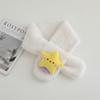 Plush Cross Neck Scarf Cartoon Star Shawl Scarves Cute Children Winter Scarf