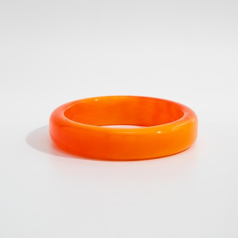 Round Shape Bangle Bracelet Resin Wrist Ornament New Wrist Band Gift Pick