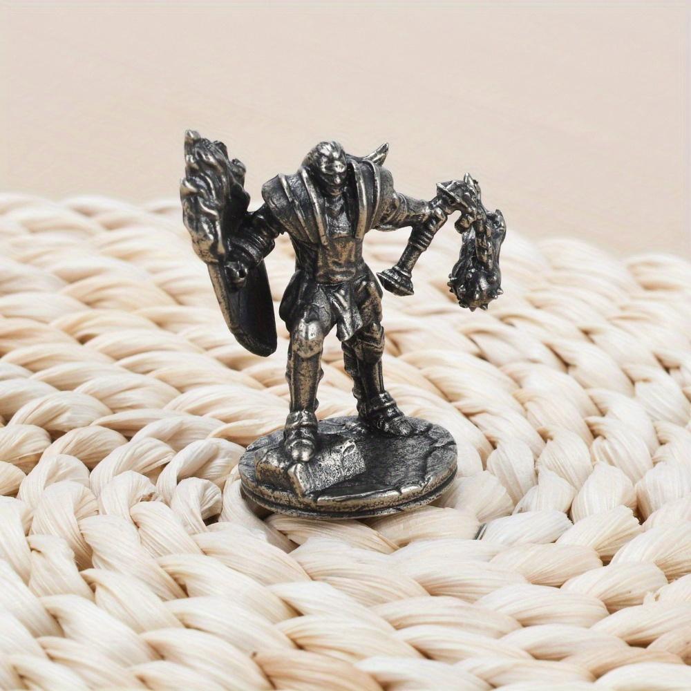 Vintage White Brass Biochemical Orcs Soldiers Models Desktop Ornaments Decorations Game Miniature Figurine Accessories Men Gifts