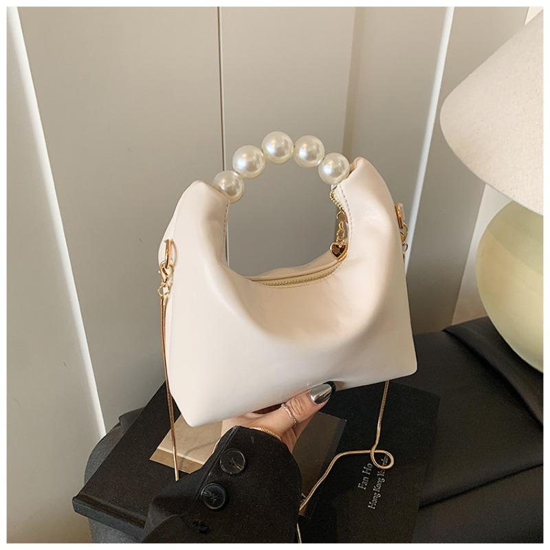 

New fashion niche design handbag women s trend casual personality messenger bag simple bucket bag белый