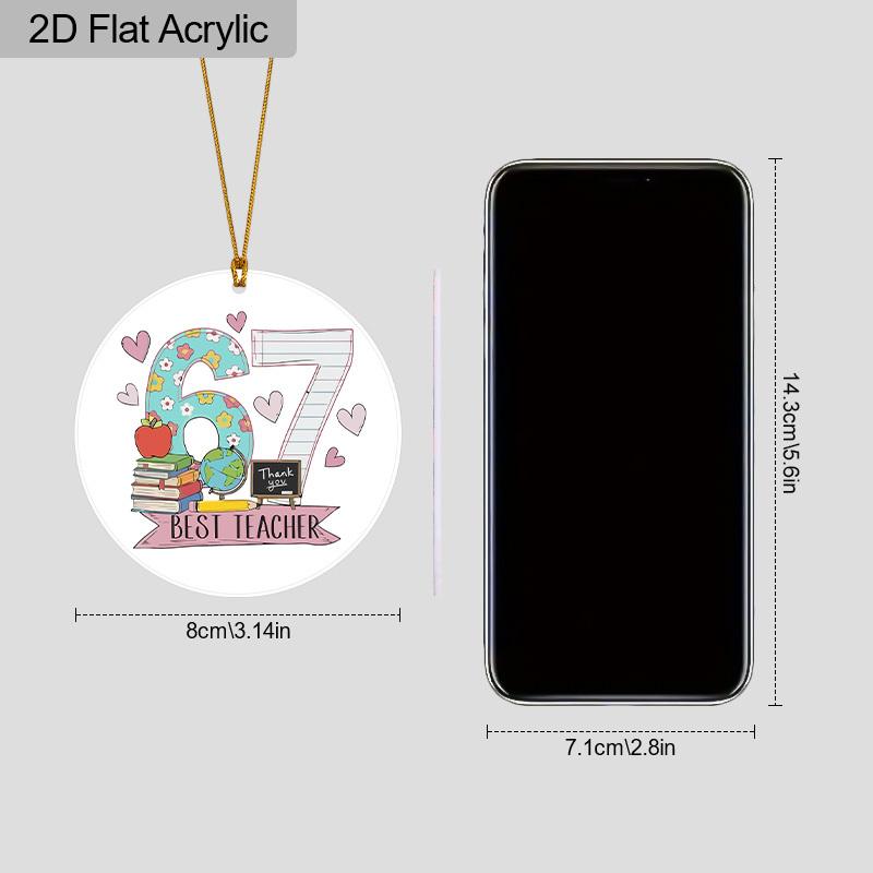 Six Seven Christmas Ornament, Teacher Six Seven Ornaments, 67 Meme Ornament, Gifts for Teacher From Student, Funny Teen Gift, 67 Meme Gift