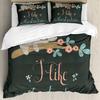Female Pop Art Three-Piece Quilt Cover Digital Printing Bedding Set Bed Cover