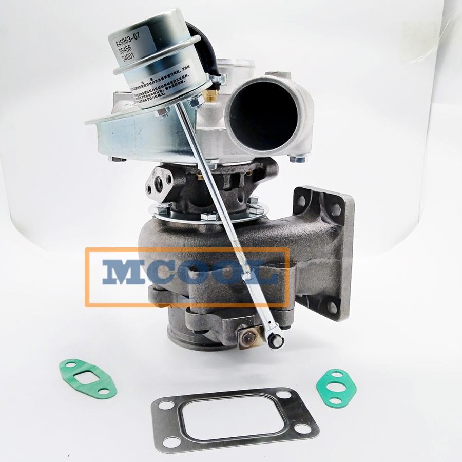 Turbocharger For HYBRID T3 T4 T03 T04 Turbo T3 Oil cool V-band for 4 6 Cyl GT35 GT30 T3T4 T04E A/R .50 Turbine A/R .63 2.0L-3.5L