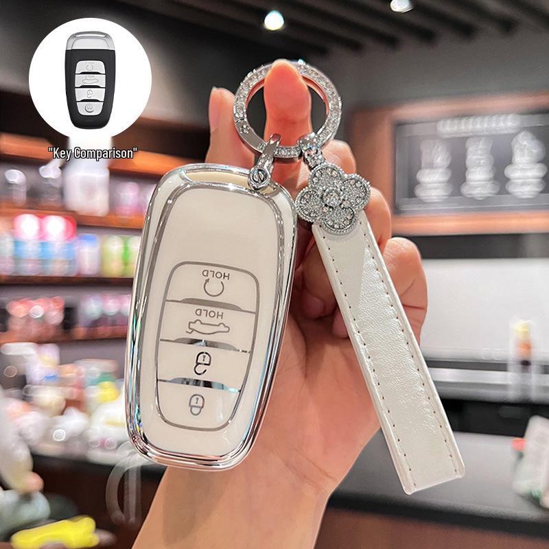 High-End Key Cover for Hongqi Models: HS3, HS5, HS7, H5, H6, H9, EQM5, HQ9