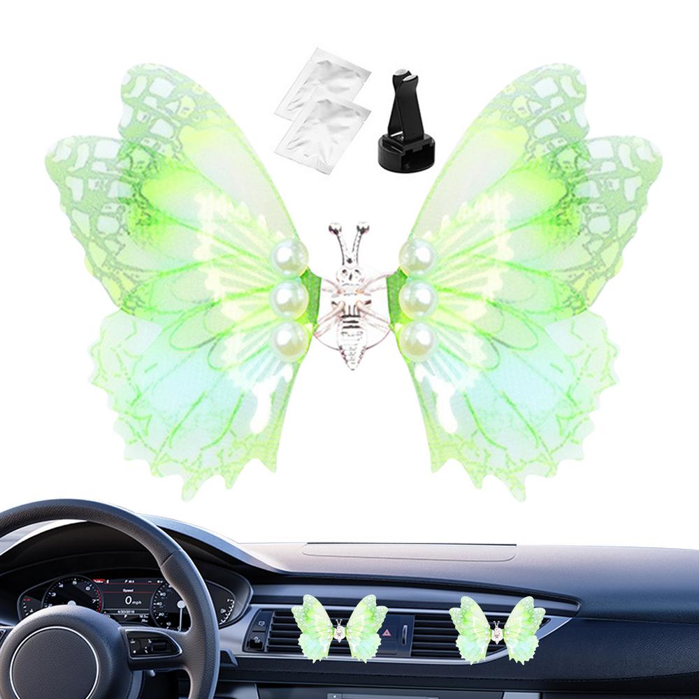 

Ароматизатор для автомобиля, зажим для вентиляционного отверстия, диффузор для ароматерапии и ароматизатор, стильное украшение в форме бабочки, стойкий аромат для автомобиля