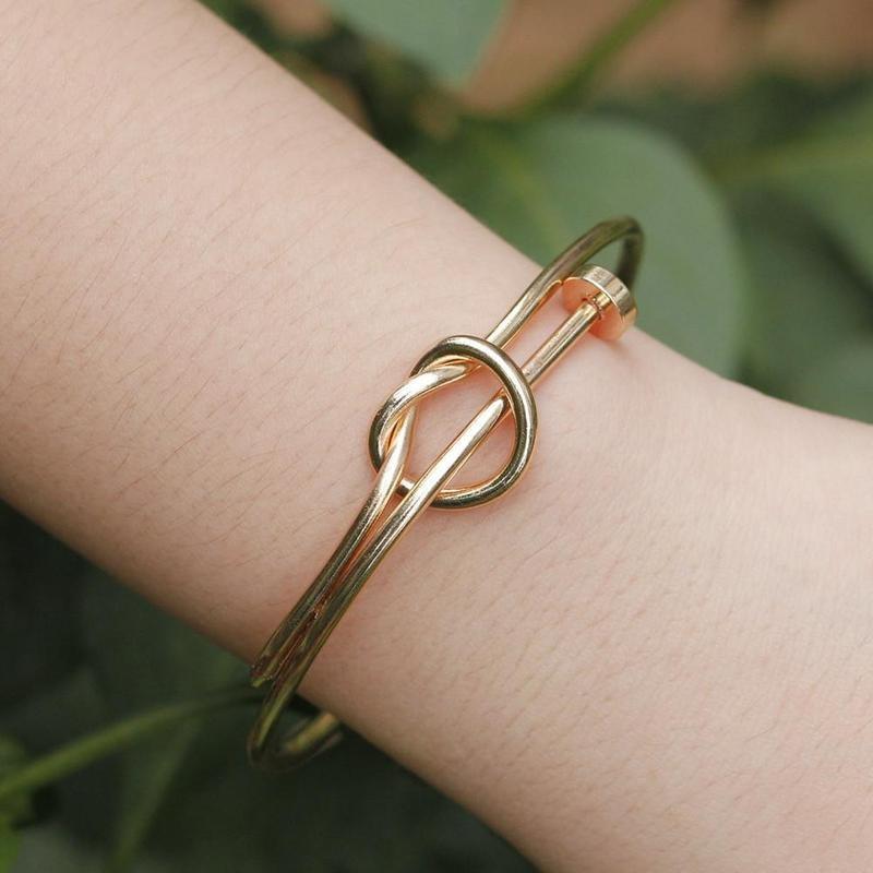 Mens Screw Bangle New Knot Hot Nail Womens Bracelet Fashion Stainless Steel Fighting Girl Ha