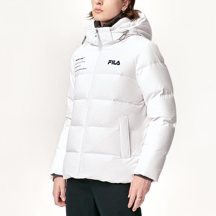 New FILA Down Jacket Winter Men's Standard White F11M149901FWT