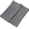 Knit Button Dickey for Girls: Woolen Snood & Neck Warmer - Multipurpose Cold-Proof Autumn/Winter Scarf