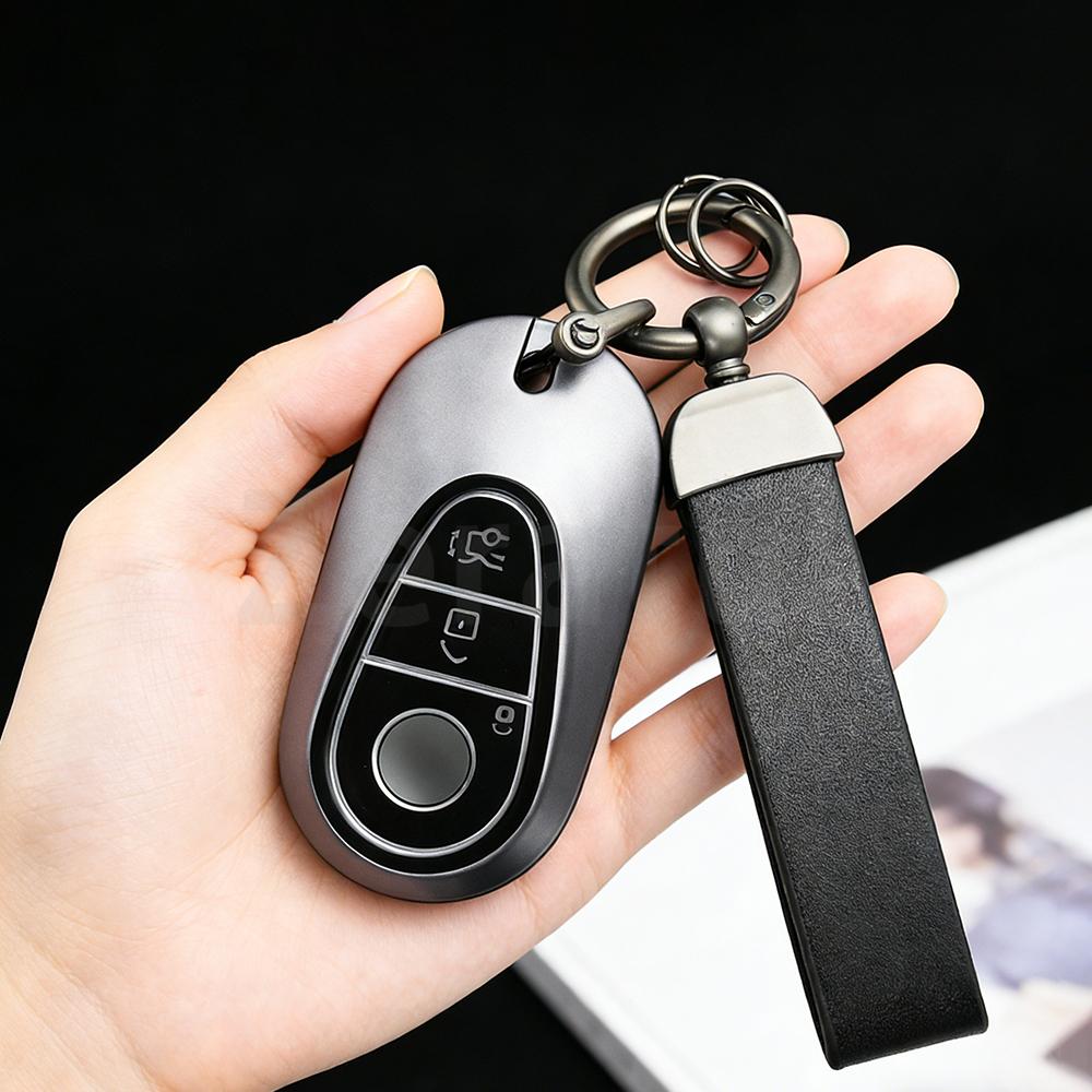Auto Shell Fob TPU Car Key Case Cover Protector For Mercedes Benz 2022 C S Class W206 W223 S350 C260 C300 S400 S450 S500