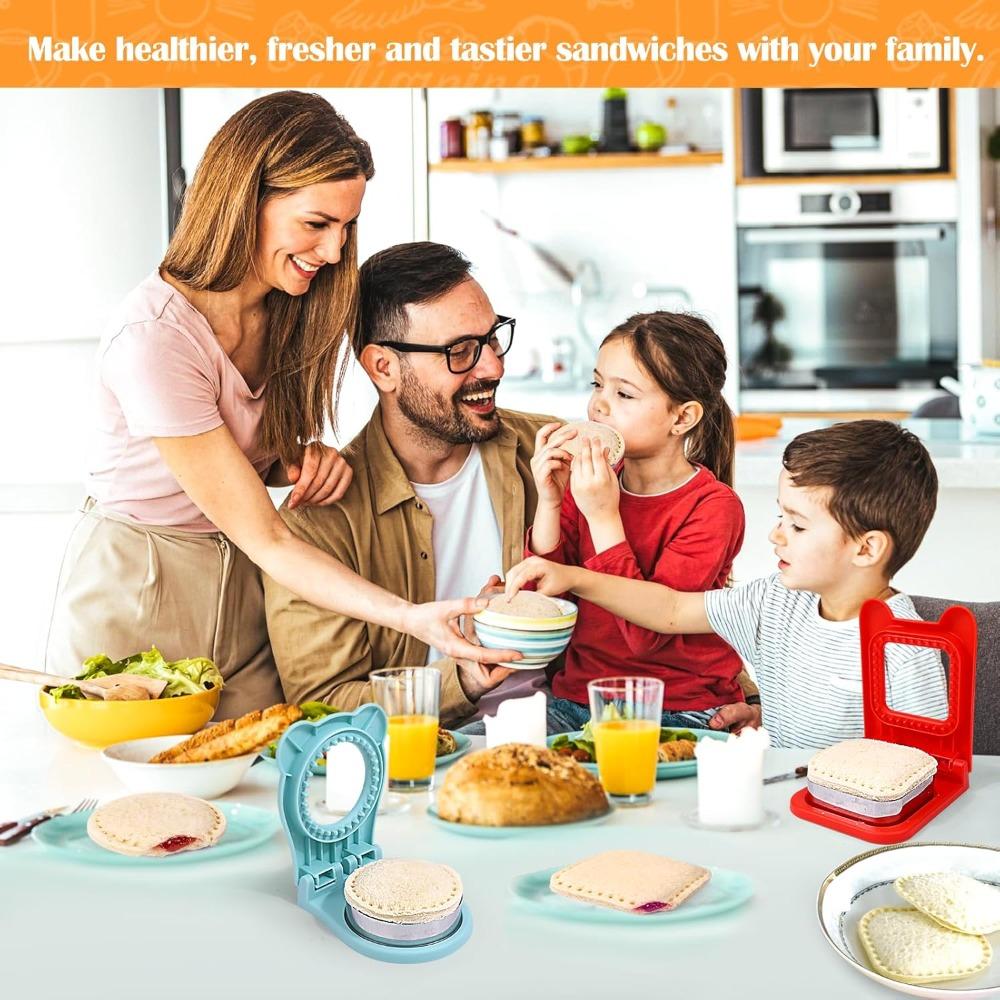 1 Stück Sandwichmaker Edelstahl Sandwichschneider Form für Kinder Frühstück Mehrere Formen Sandwichversiegler Sandwichwerkzeuge