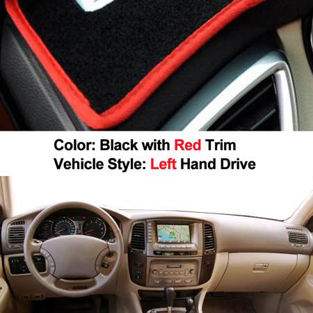 Car Dashboard Cover For Toyota Land Cruiser LC100 2002 2003 2004 2005 2006 2007 DashBoard Dash Mat Pad Carpet Cover Sun Shade