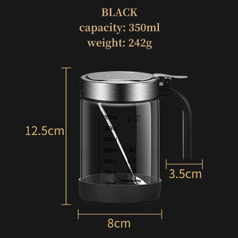 1pc Spices Glass Seasoning Jar with Spoon Sugar Bowl Salt Shaker Seasoning Container Kitchen Supplies Storage Set Spice Boxes