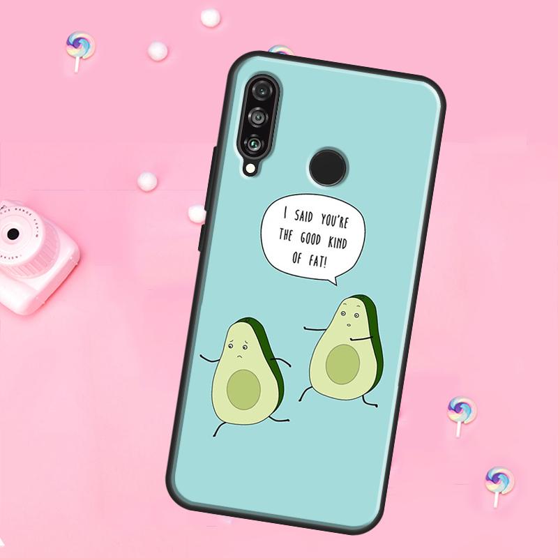 Lovely Avocado For Huawei Nova 11 Pro 10 9 SE Y70 Y60 Y90 Y61 Y91 Y73 Y72 12s 12i 11i 8i P30 P40 Lite Case