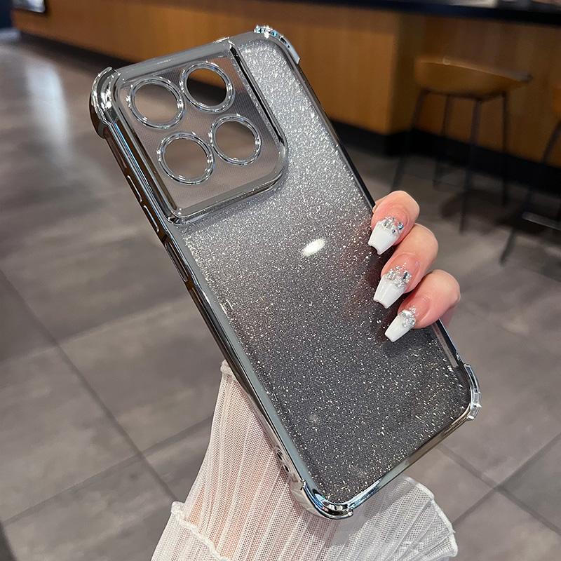Luxury Plating Edge Glitter Case For Motorola Signature Moto G77 G67 G86 Power G56 G66J/Y Edge 70 Ultra 60s Fusion 50 Pro Cover