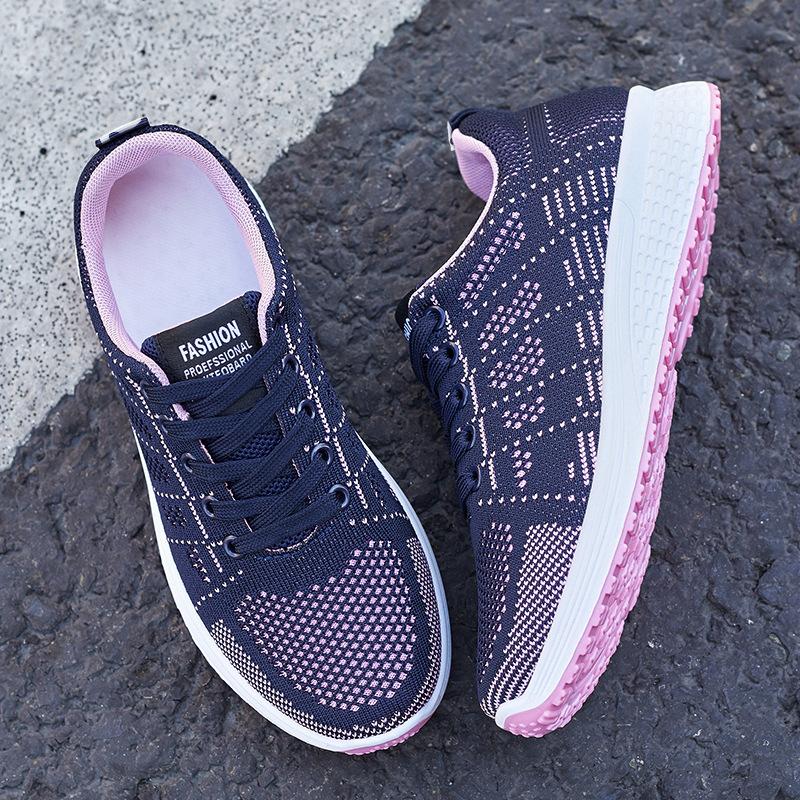 Shoes women's shoes shose flying woven breathable sports shoes versatile casual shoes casual