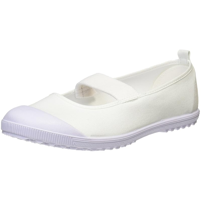 [Asahi] Indoor Shoes, Color Valley, Made in Japan, High School Floor VK, Kids, White, 21.0 cm
