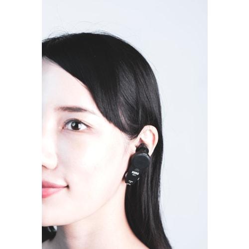 KORG GM-1 Tempo-Synced Earphone-Type Metronome (Set of 2) - Ideal for Marching Bands, Dance Teams, and Outdoor Practice - Black