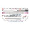 TOMYTEC TOMIX N Gauge Curve PC Rail C541-7.5-PC F 4-Piece Set Model Train Supplies 1199