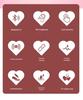 K520 Heart-Shaped Bluetooth 5.3 Wireless Headset with Power Display