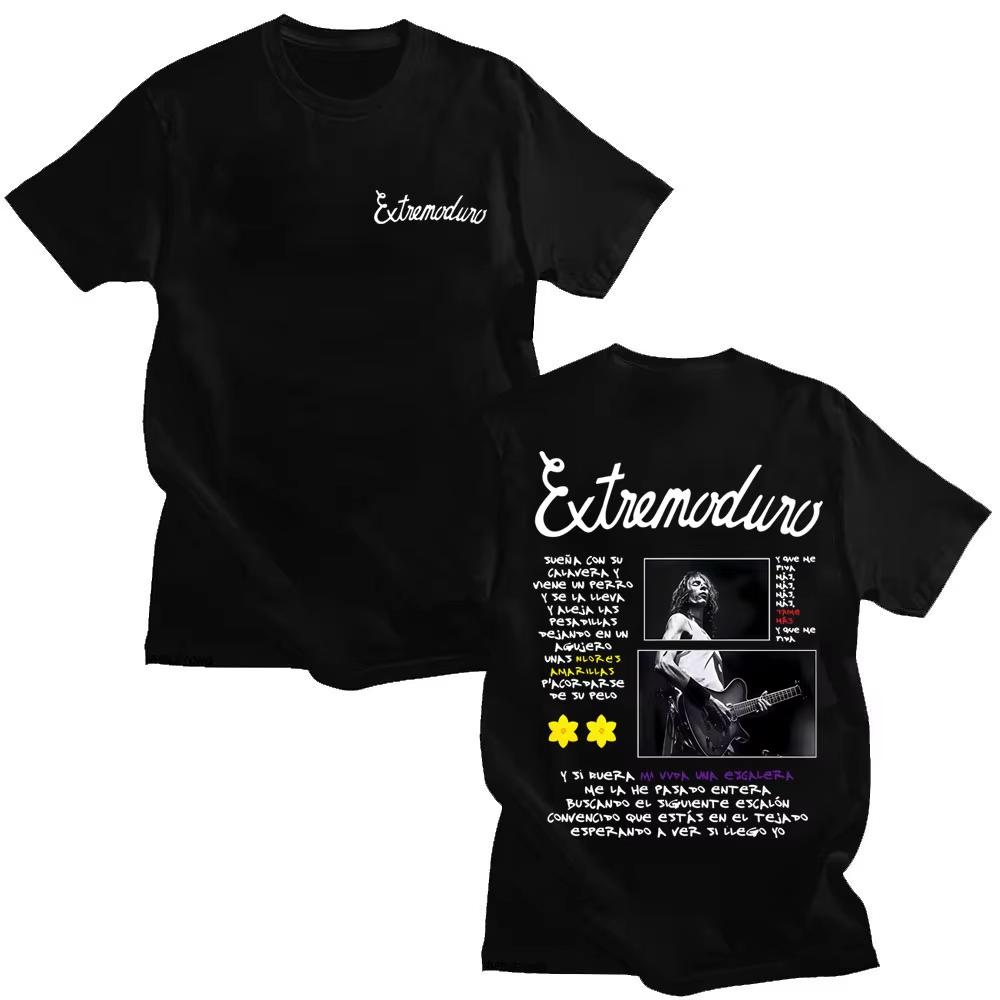 

Rock Band Extremoduro Tour 2026 Tshirts Men Women Fashion Vintage Oversized T Shirts Male Casual Cotton New T Shirts Streetwear XL