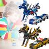 2 in 1 Magisches Transformationsauto Kinder Transformer Spielzeug Deformiertes Pferdemodell Magnetische Kollisionsverformung Auto Geschenk