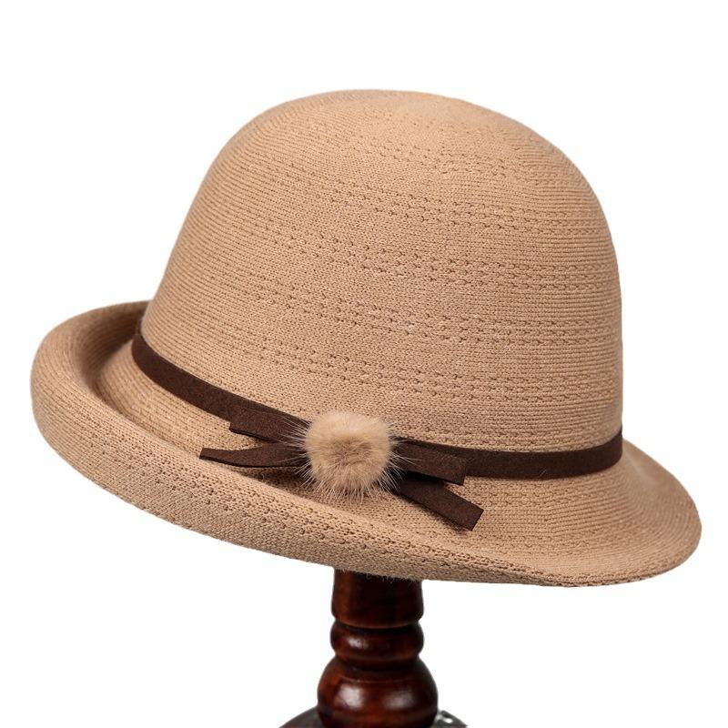 Hat female autumn winter bucket hat basin hat casual basin hat