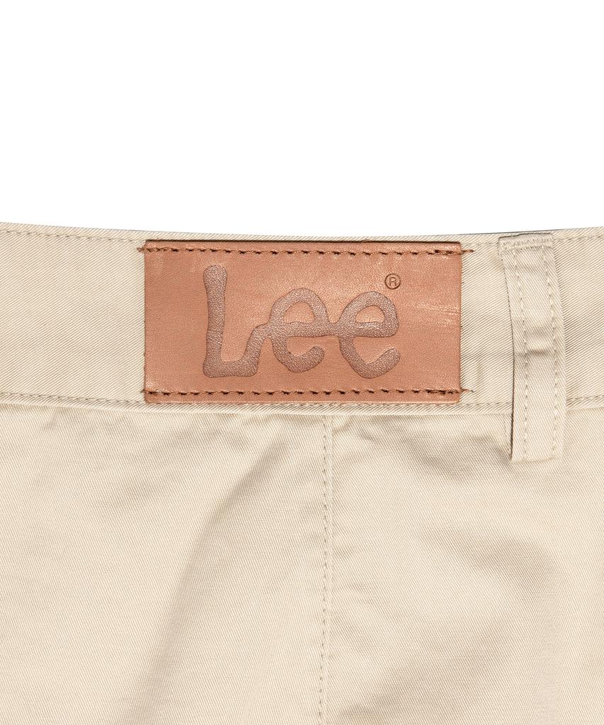 LEE Women'S Cotton Pintuck Mini Skirt Beige
