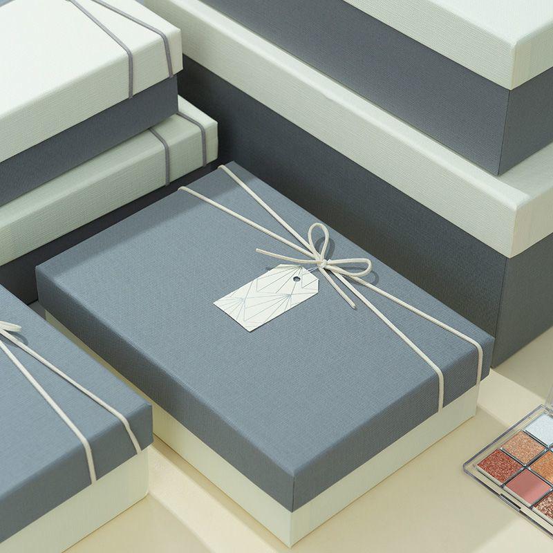 Qixi Valentine's or Birthday Gift Box for Girlfriend/Boyfriend - Simple Empty Packaging Box