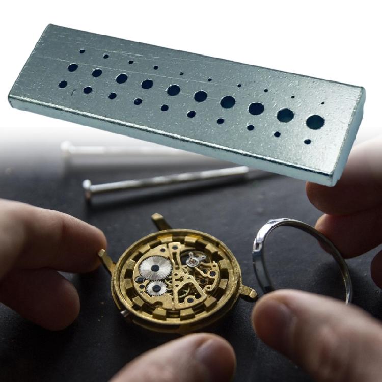 Ergonomic Watchmaker Set With Triplicate Row Plan For Efficient Motion Repairs And Case Modifications