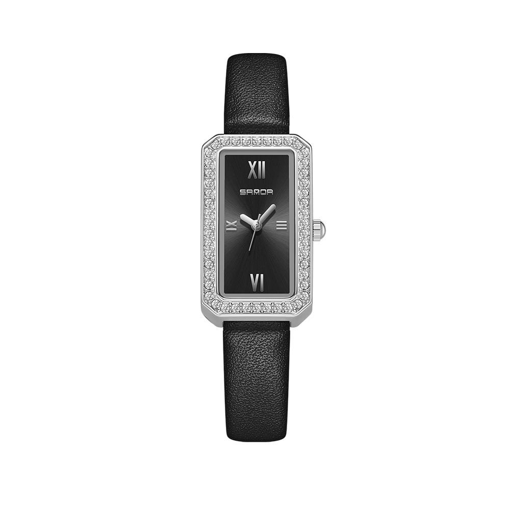 Luxury Fashion Women Quartz Watch Green Dial Student Ladies Diamond Watches for Woman Waterproof Wristwatches Reloj Mujer