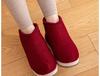 Women's Winter Handmade High-Top Non-Slip Cotton Slippers - Warm Indoor Shoes for Mom & Men