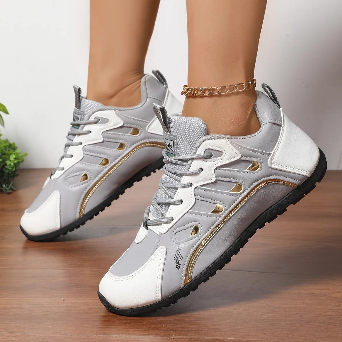 

Модные женские кроссовки Новые Высококачественные Кроссовки из Мягкой Кожи Женские Модные Повседневные Кроссовки Легкие Мягкие Дышащие Вулканизированные Туфли Женские 38