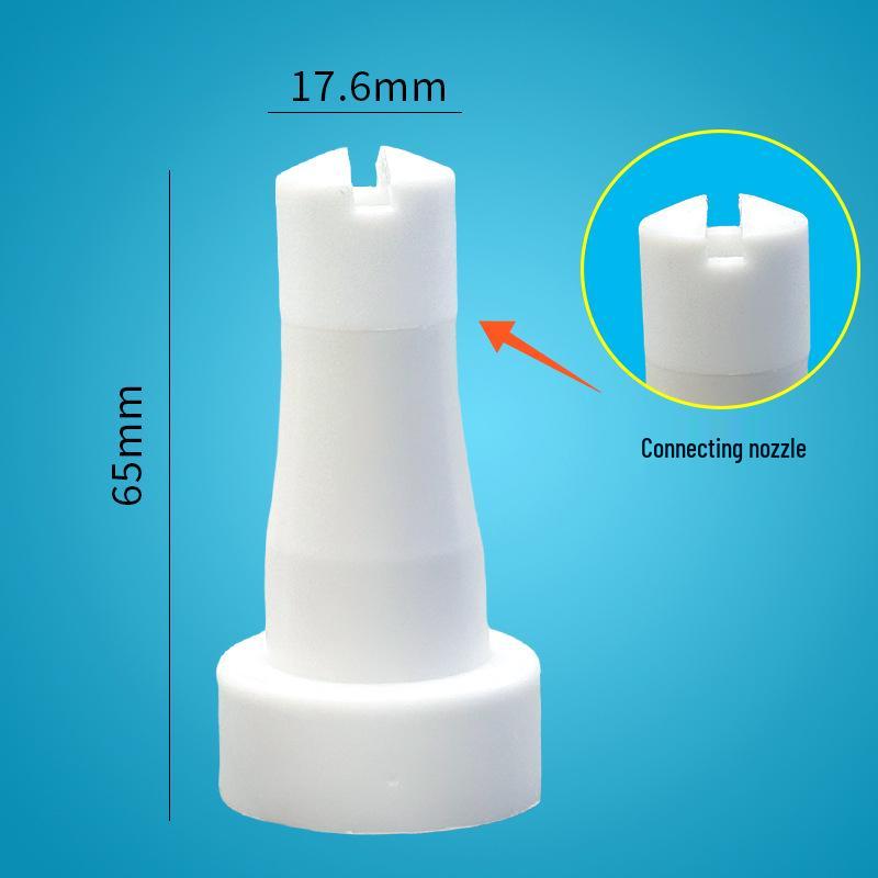 NF21 Sector Nozzle Pump Core: White Powder Coating Machine Accessory, Electrostatic Gun Venturi Tube & Powder Pump