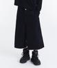 Gicheol Double Waist Bermuda Cotton Pants (Black)